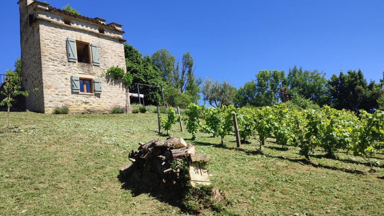Villa Le Pigeonnier De Felines Caylus Esterno foto